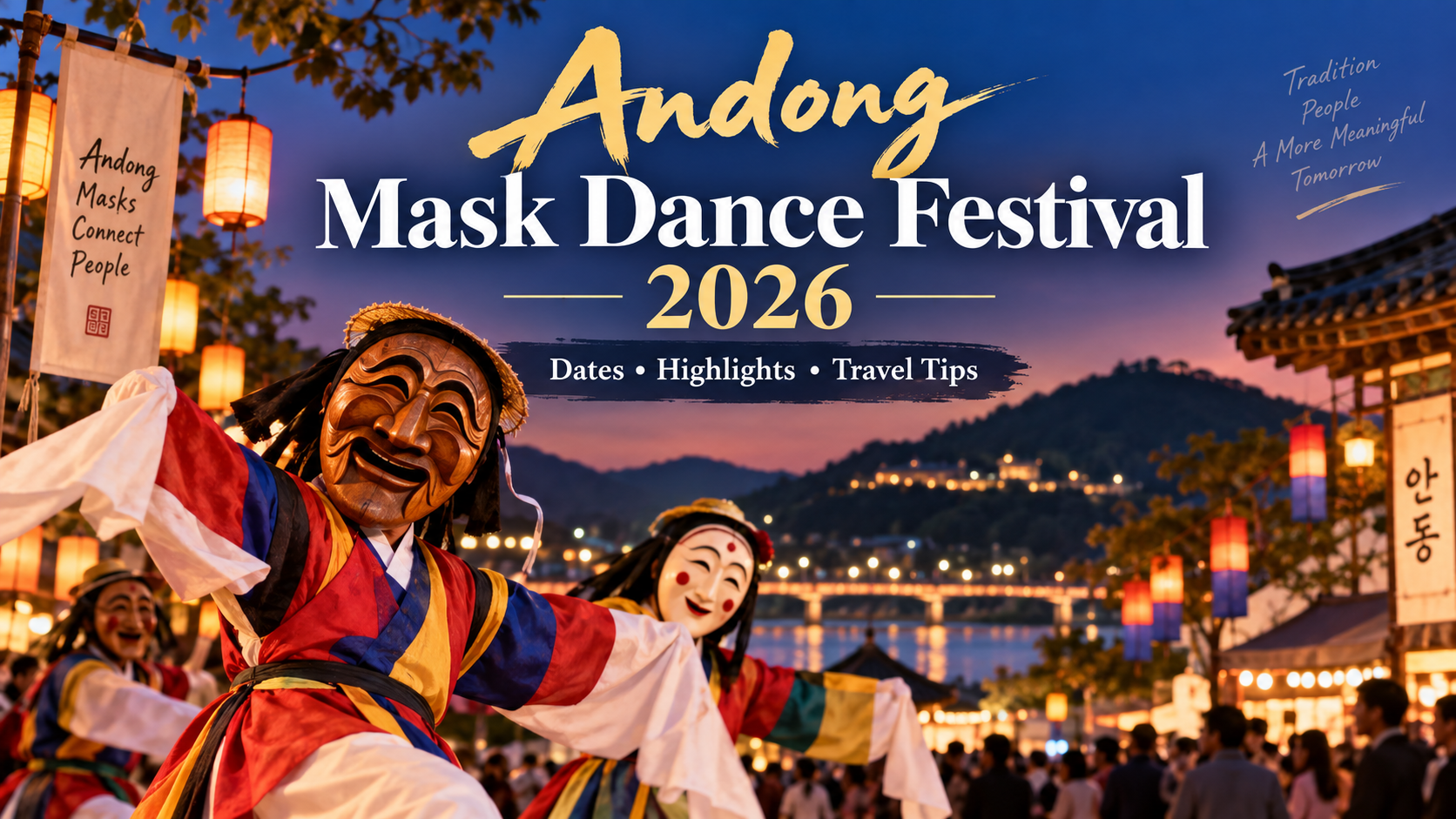 Andong Mask Dance Festival 2026 guía de viaje, cultura y festival tradicional de Corea